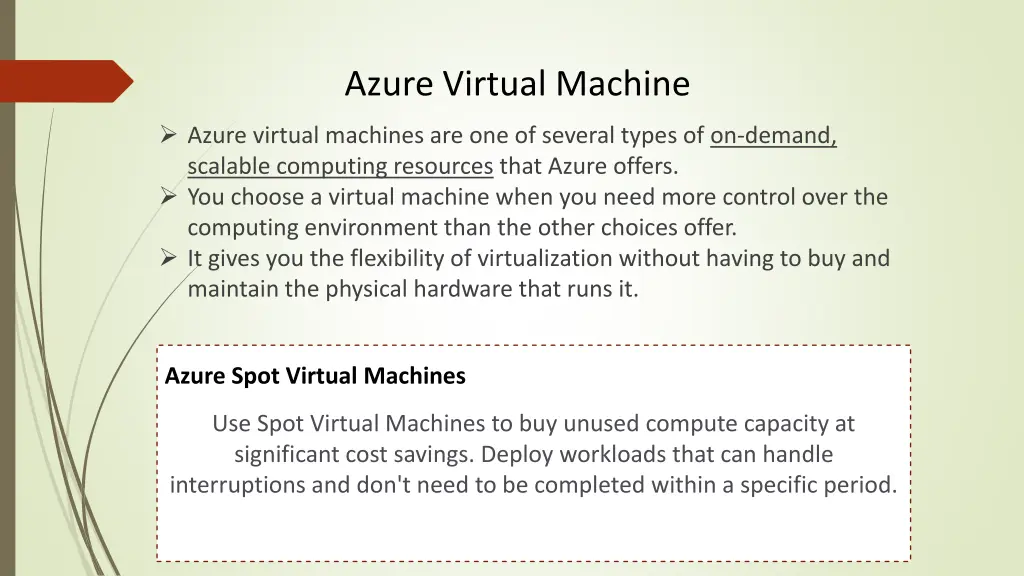 azure virtual machine
