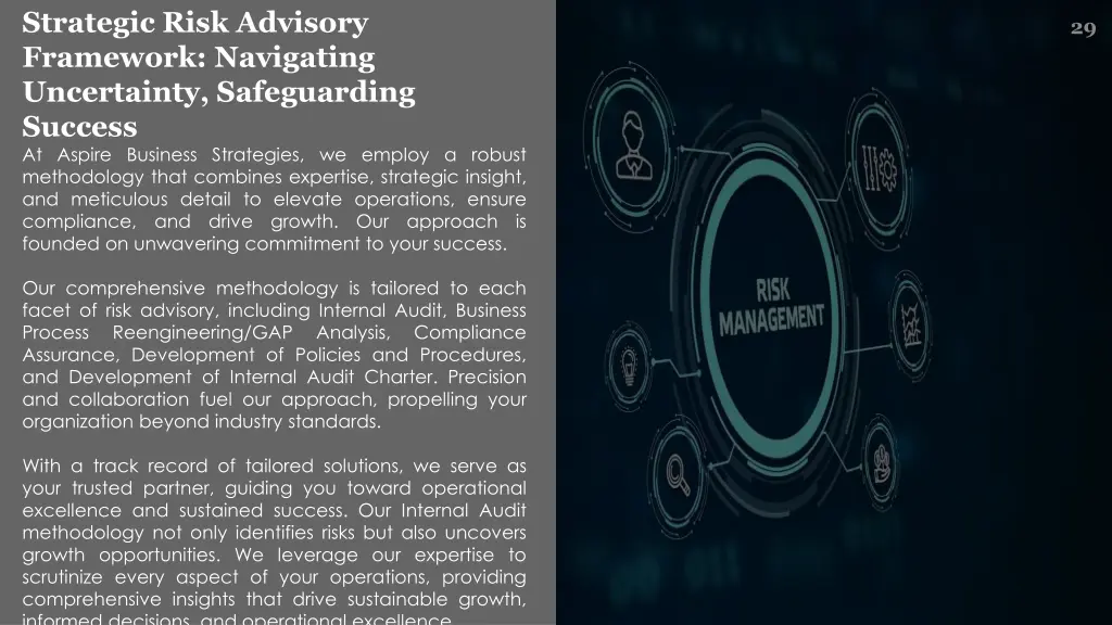 strategic risk advisory framework navigating