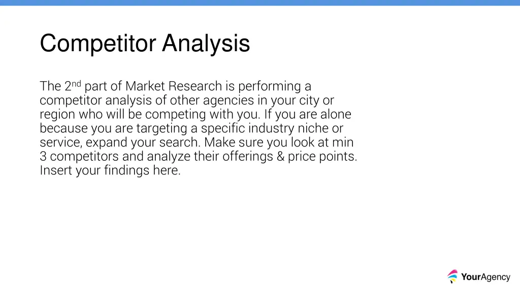 competitor analysis