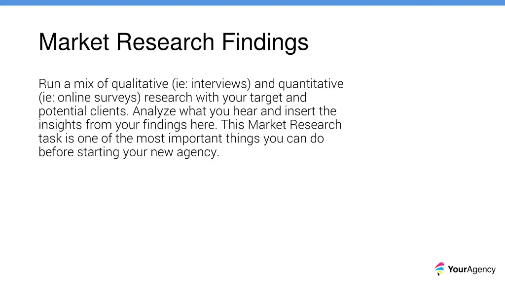 market research findings