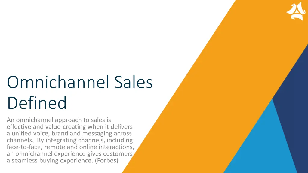 omnichannel sales defined an omnichannel approach