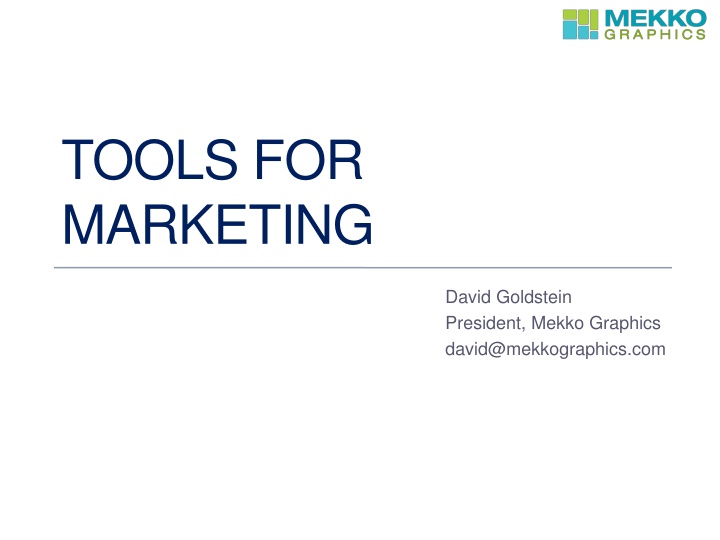 tools for marketing
