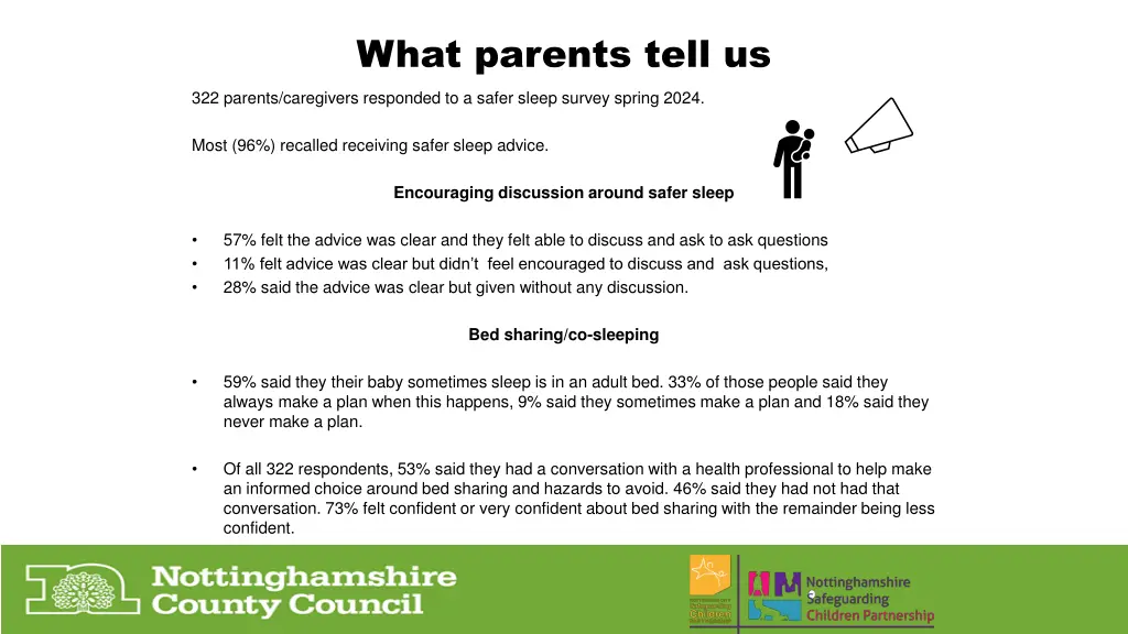 what parents tell us