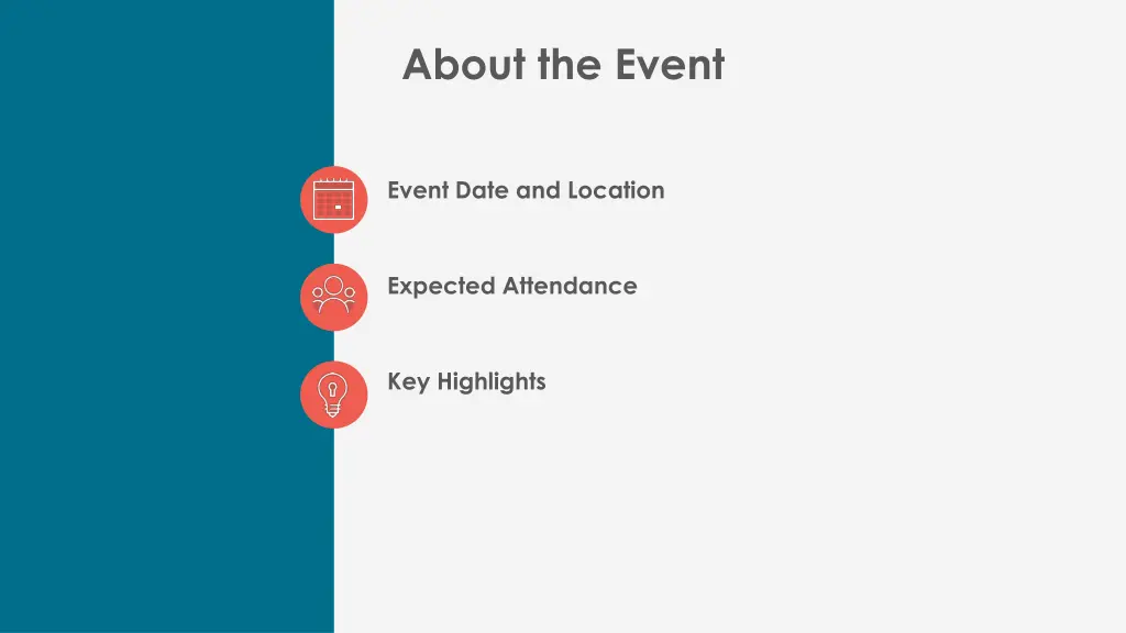 about the event