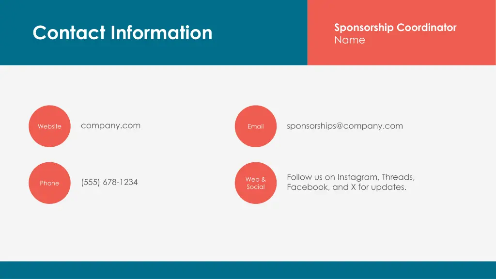 contact information