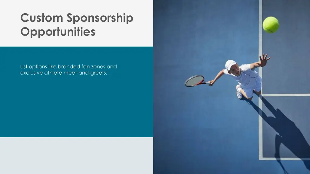 custom sponsorship opportunities