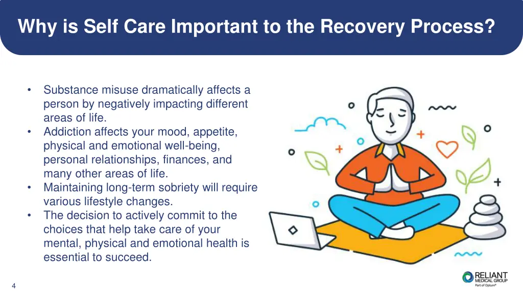 why is self care important to the recovery process