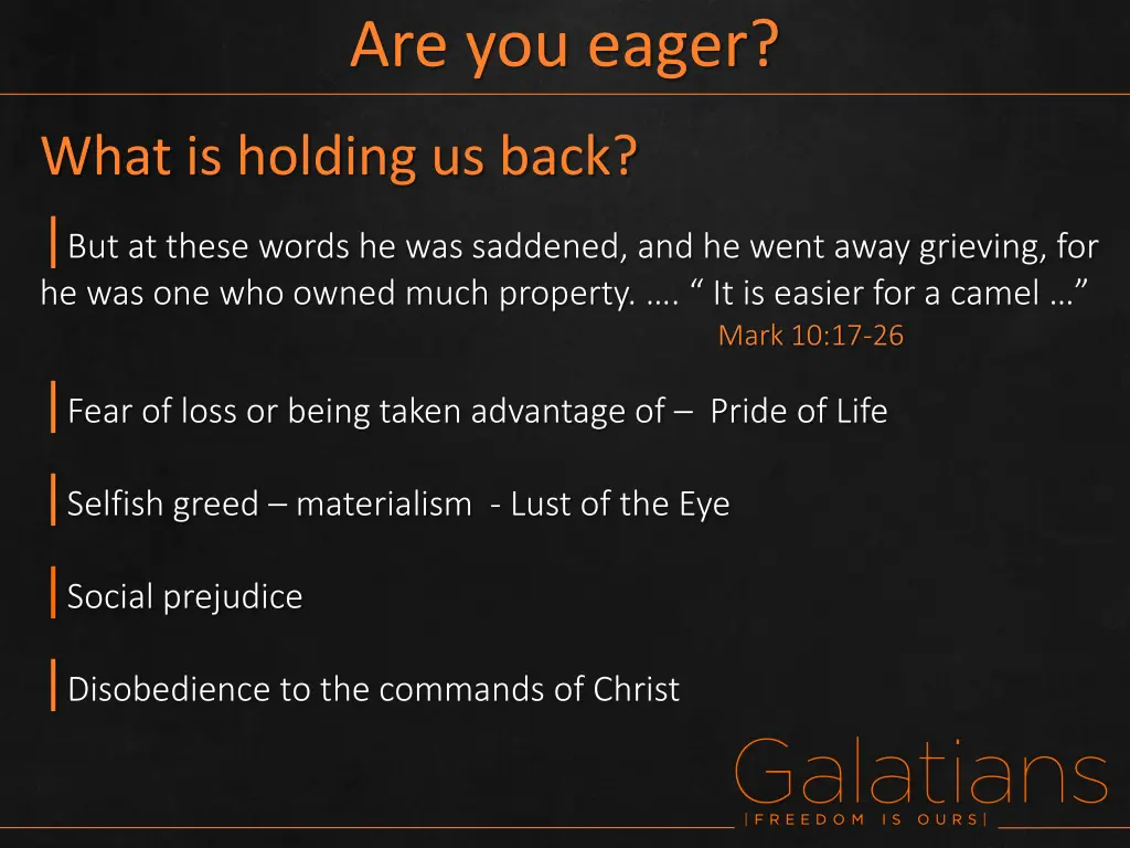 are you eager