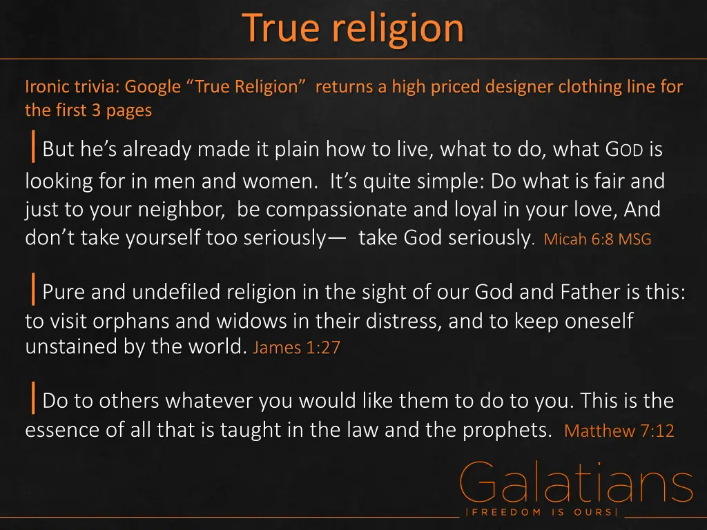 true religion