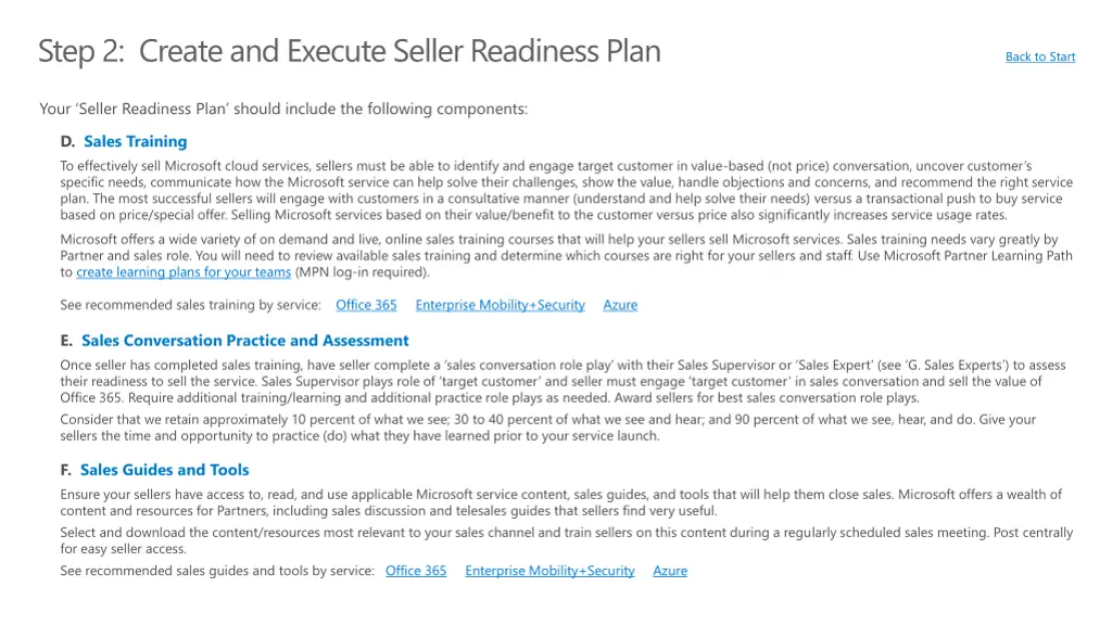 your seller readiness plan should include 1