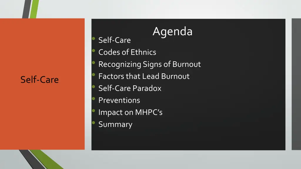 agenda