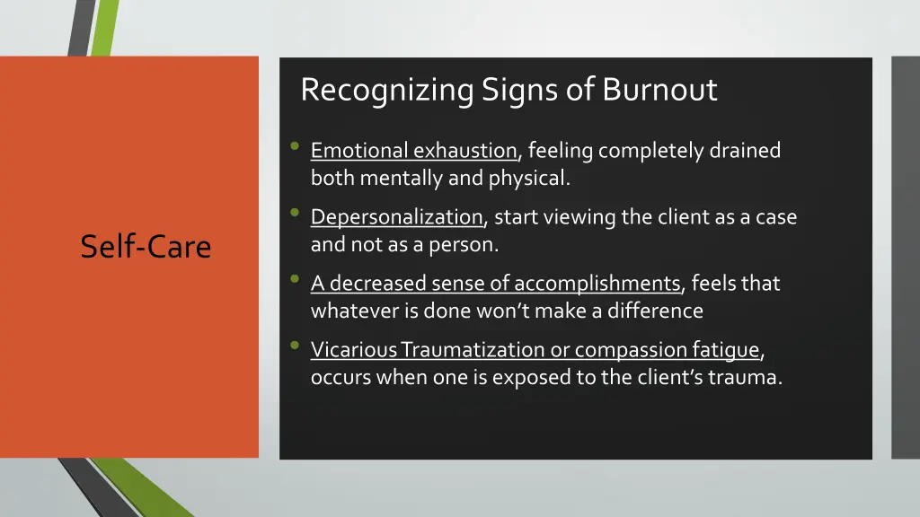 recognizing signs of burnout 1