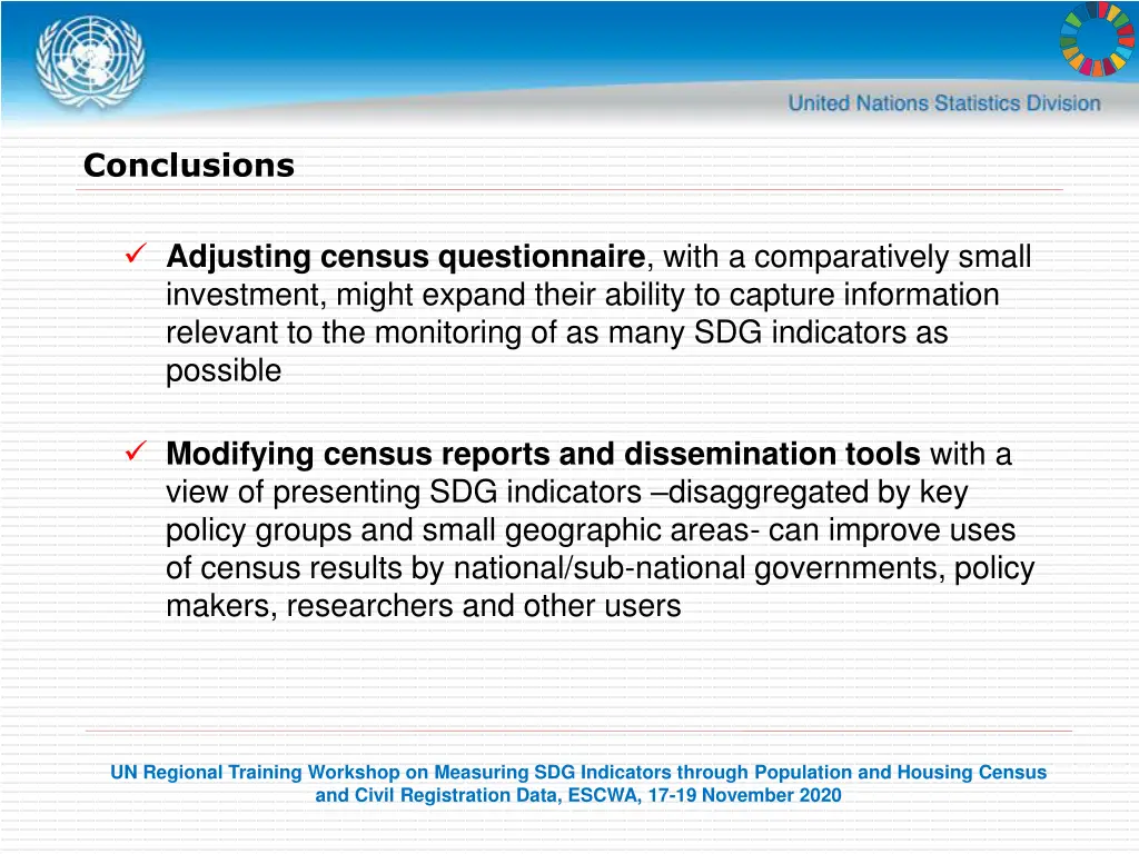 conclusions