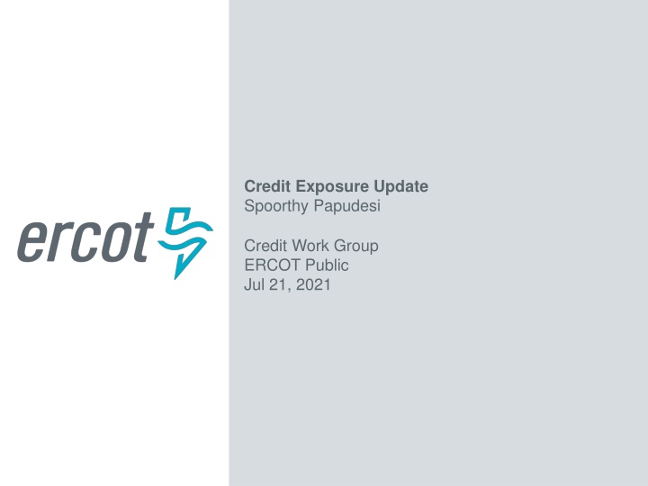 credit exposure update spoorthy papudesi