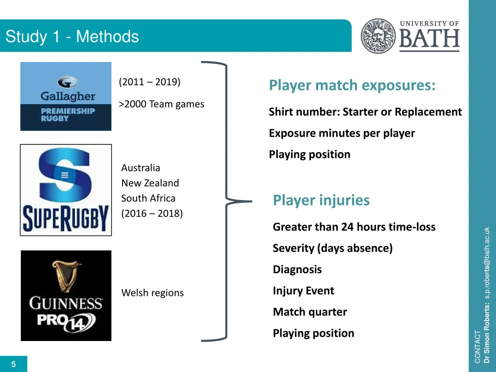 study 1 methods