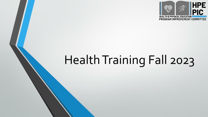 health training fall 2023