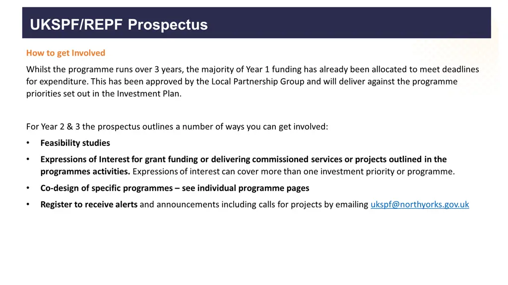 ukspf repf prospectus