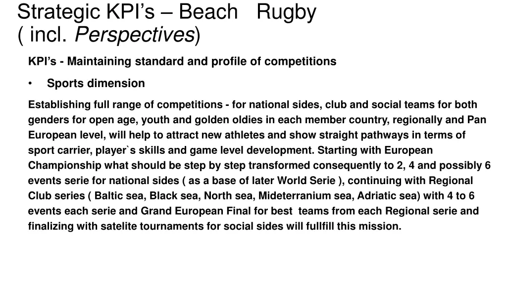 strategic kpi s beach rugby incl perspectives 1