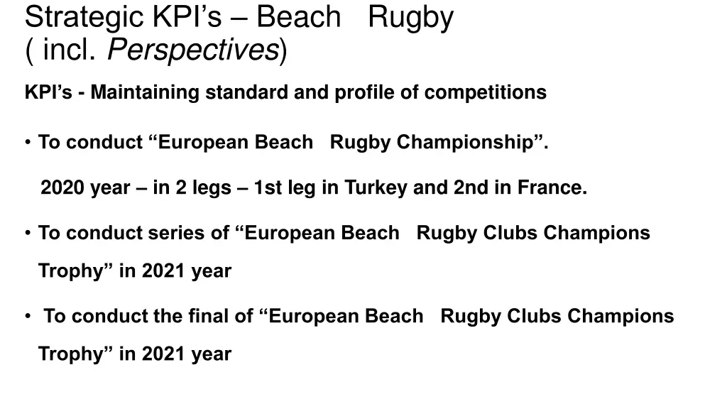 strategic kpi s beach rugby incl perspectives 3