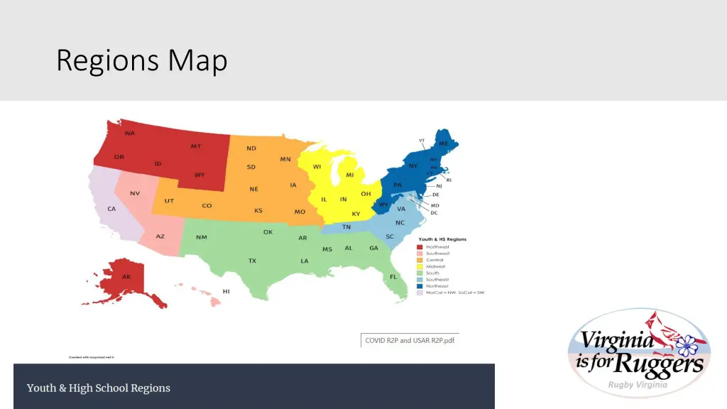 regions map
