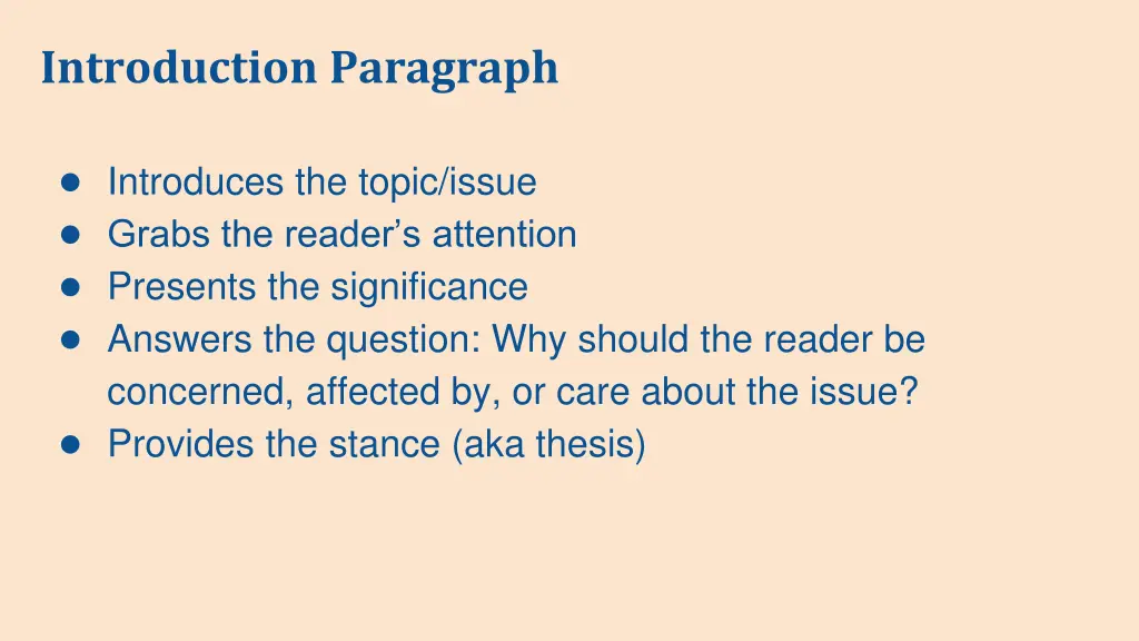 introduction paragraph
