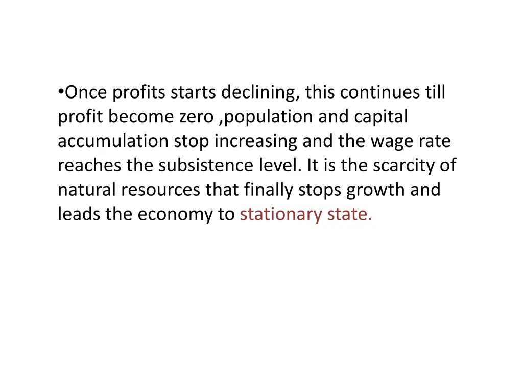 once profits starts declining this continues till