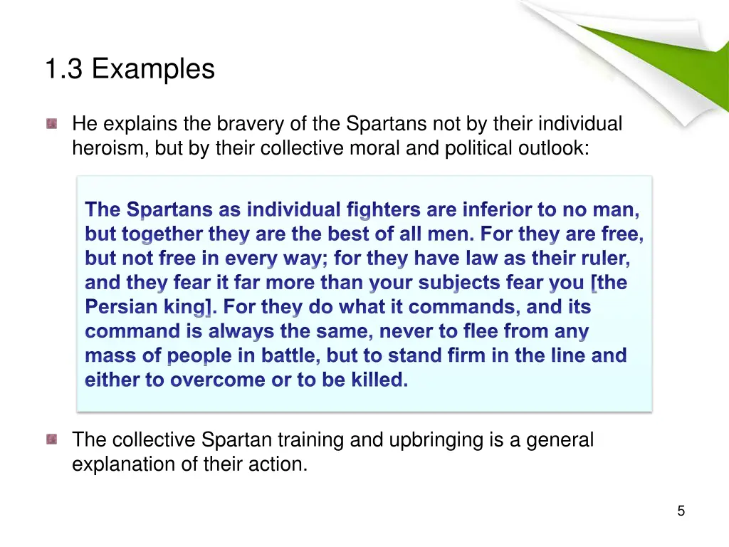 1 3 examples