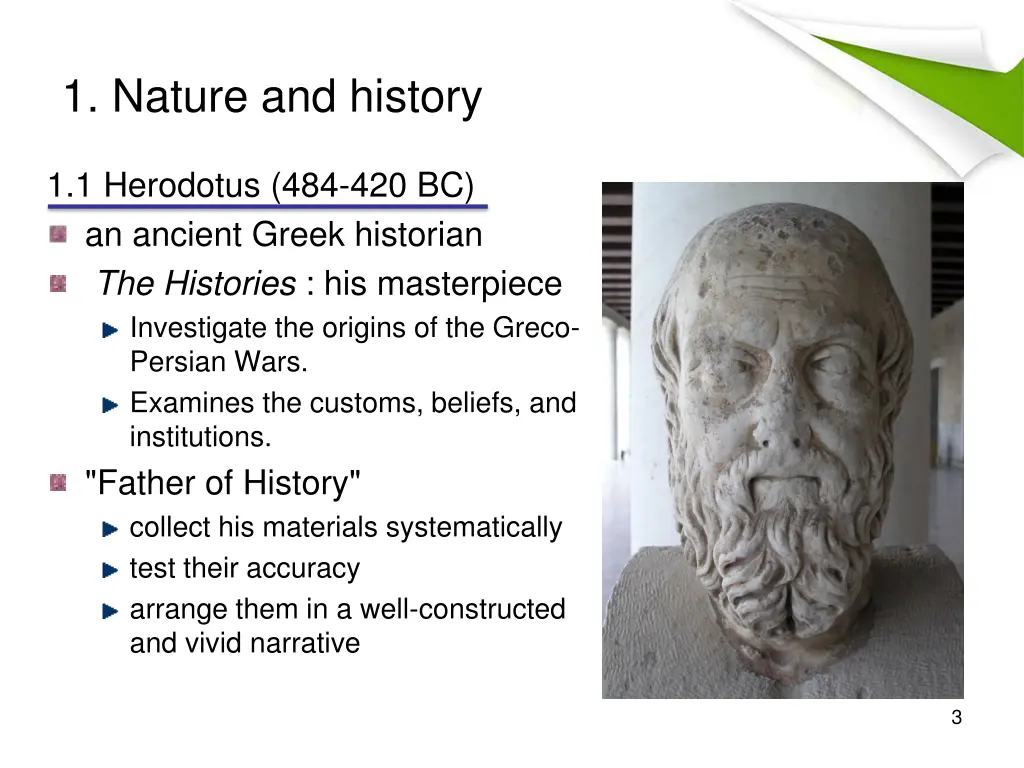 1 nature and history