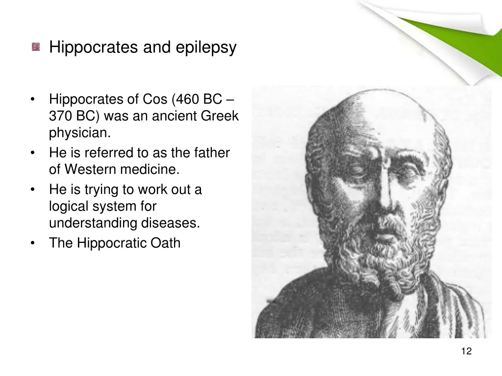 hippocrates and epilepsy