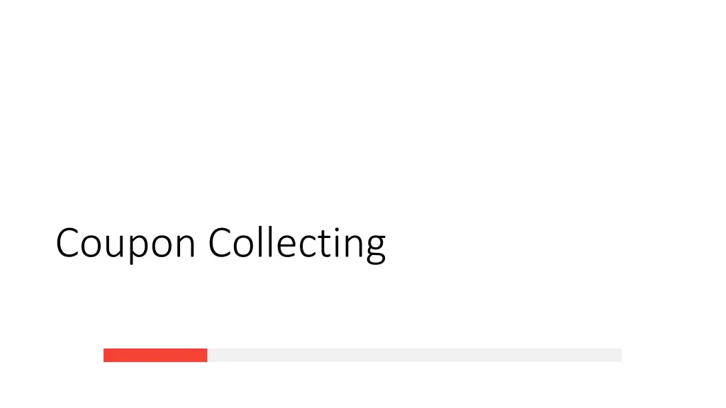 coupon collecting
