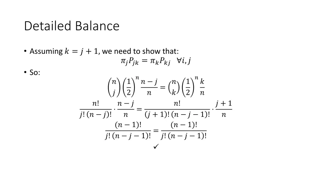 detailed balance