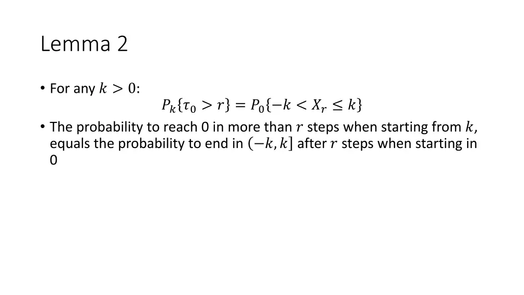 lemma 2