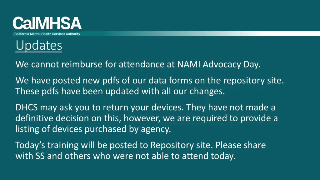 updates