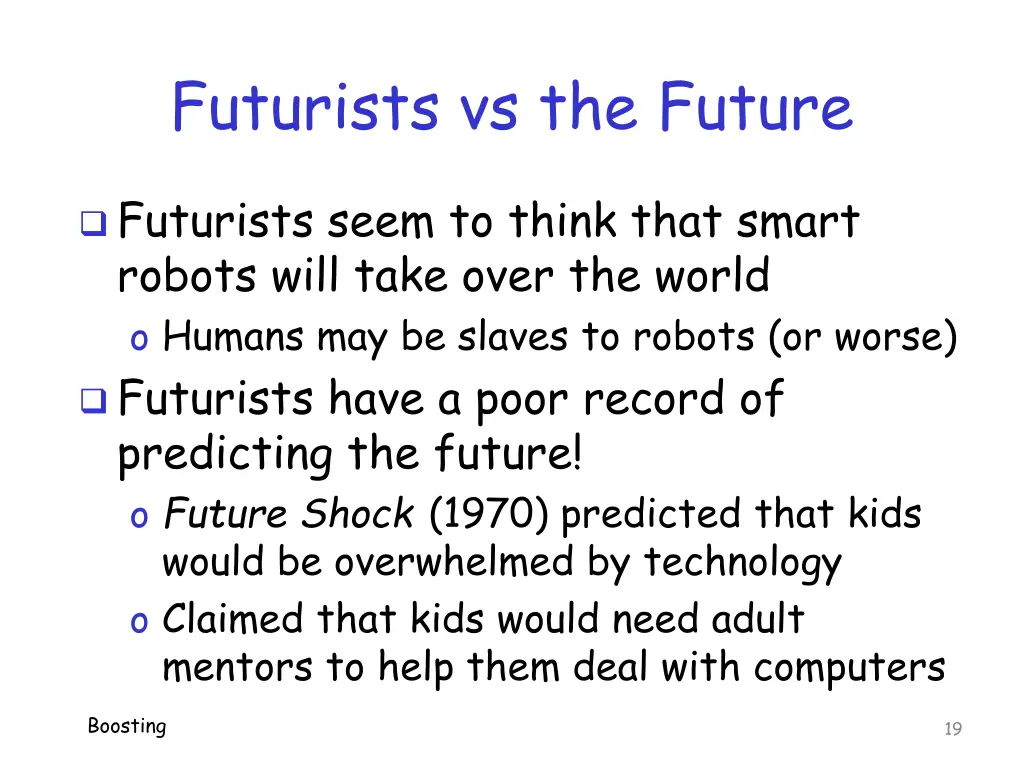futurists vs the future