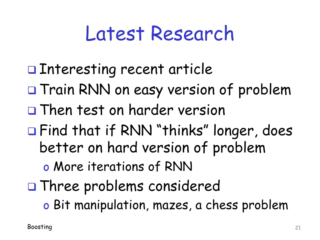 latest research