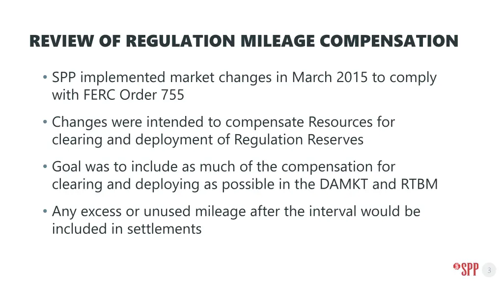 review of regulation mileage compensation