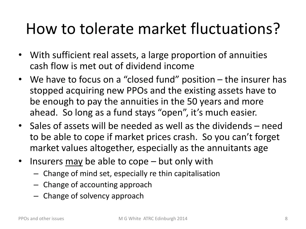 how to tolerate market fluctuations