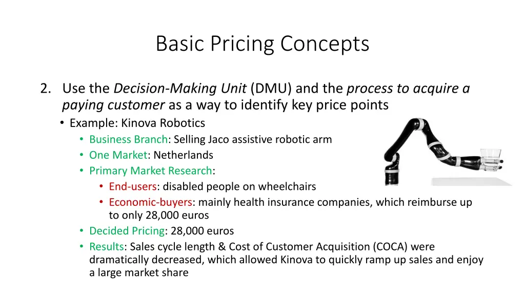basic pricing concepts 1
