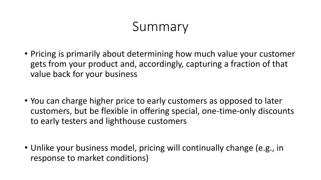 summary