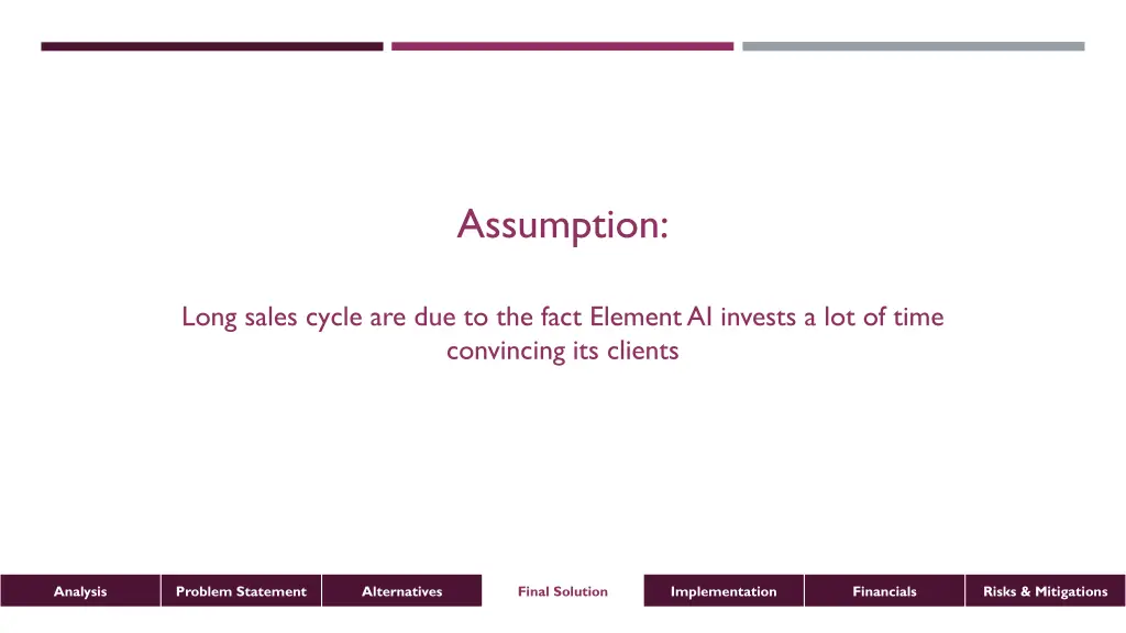 assumption