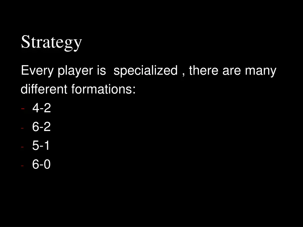 strategy