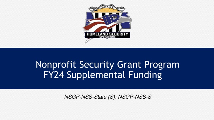 nonprofit security grant program fy24