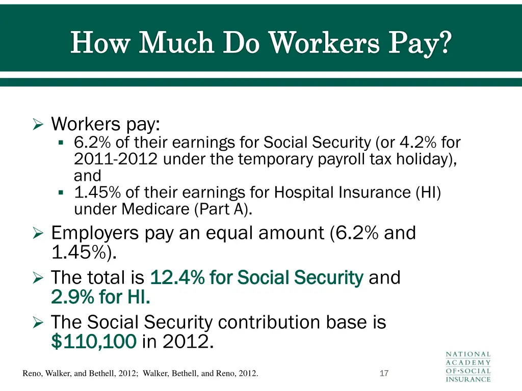 how much do workers pay
