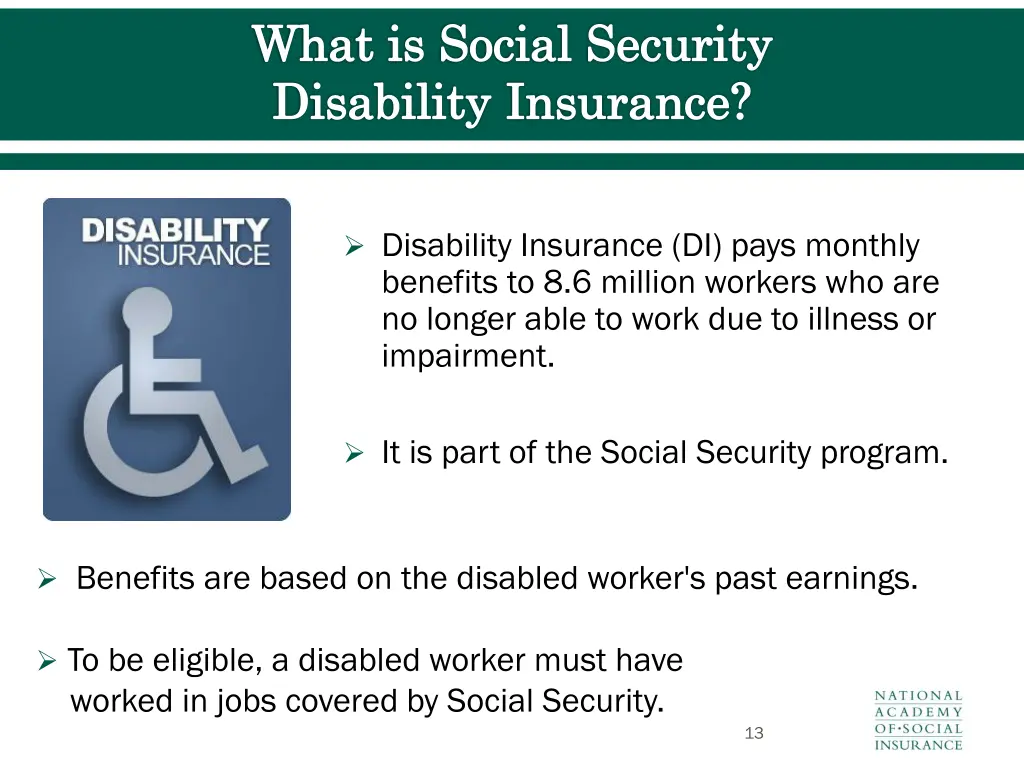 what is social security disability insurance