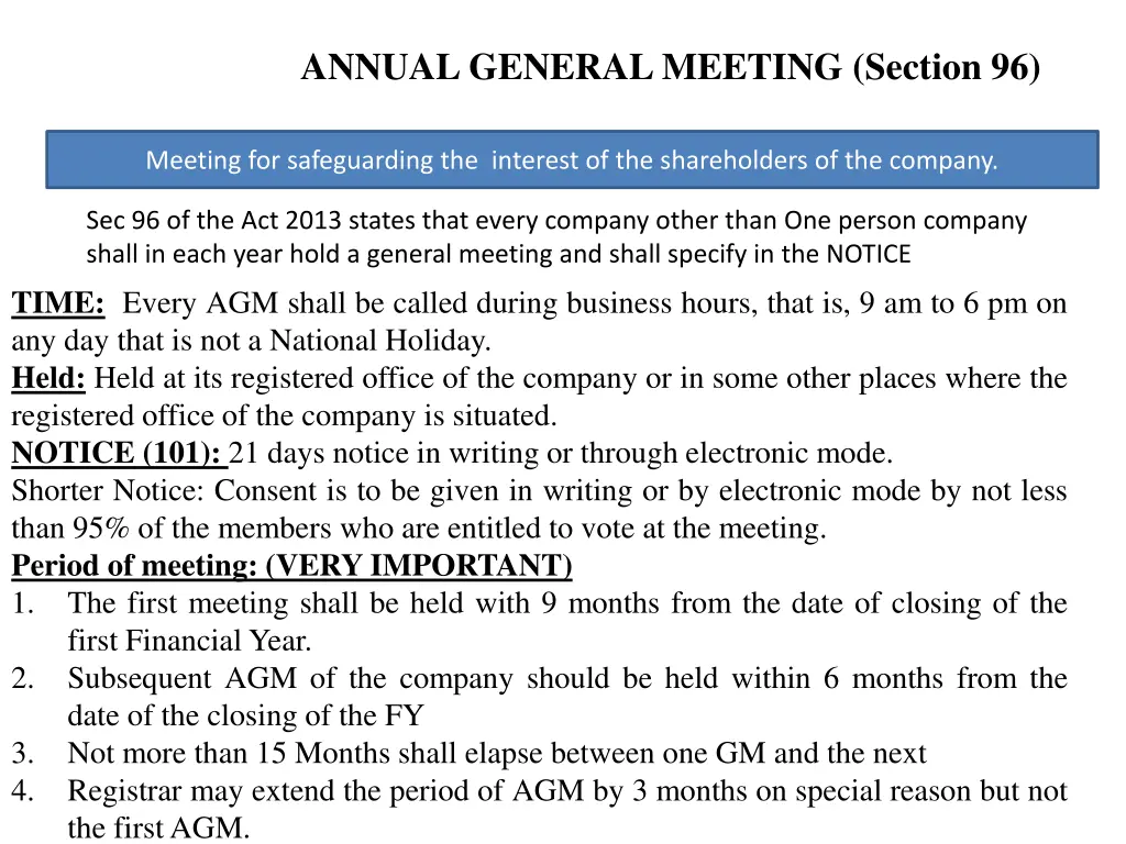 annual general meeting section 96
