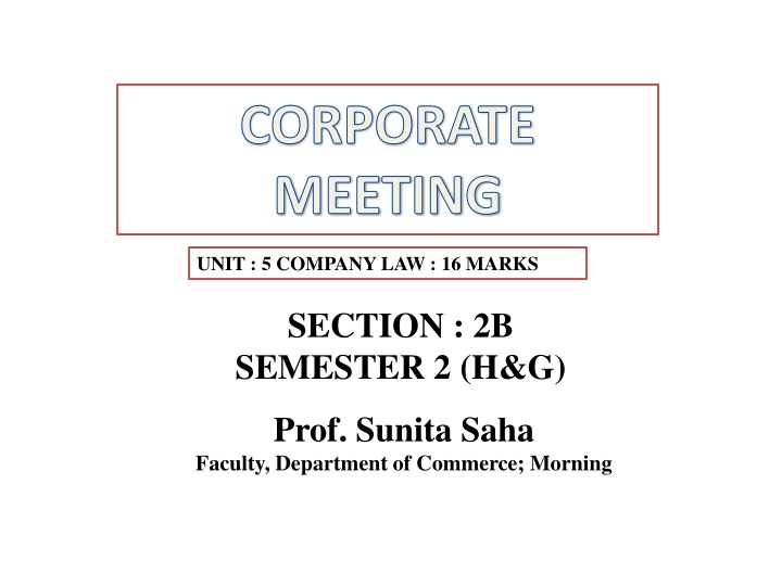 corporate meeting