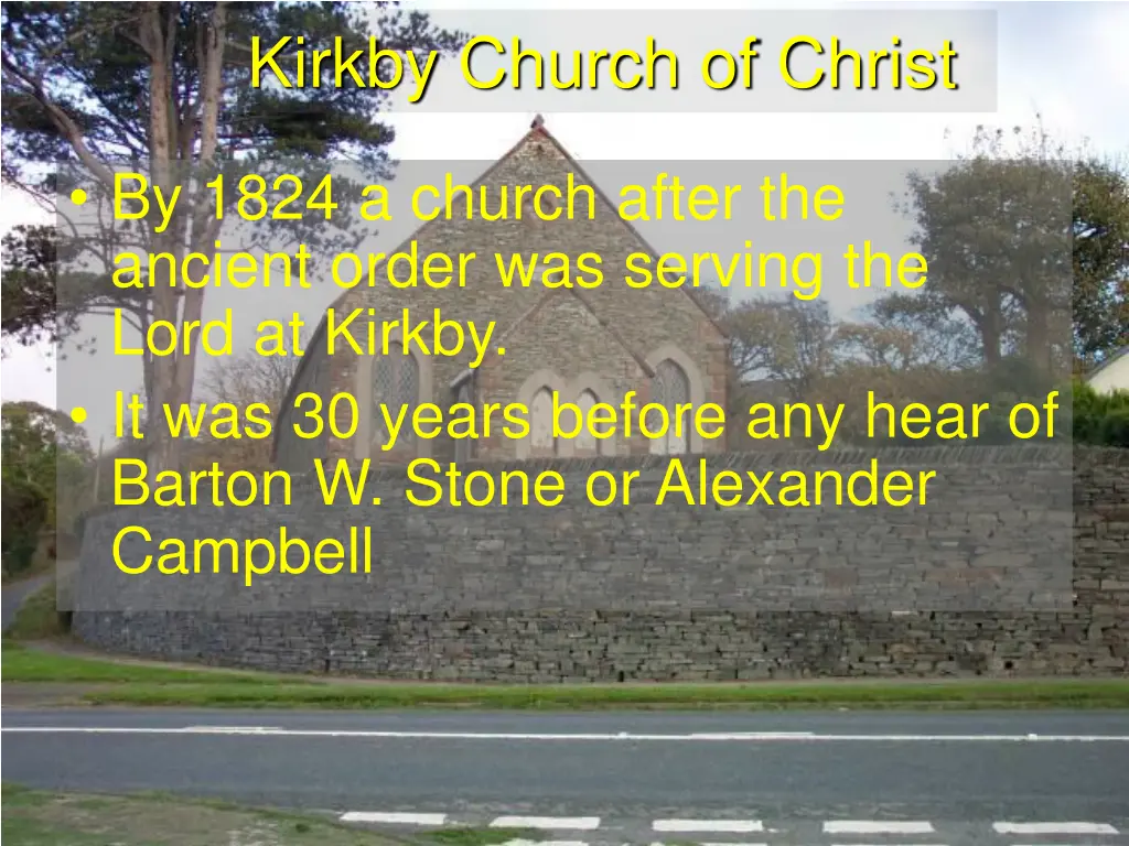 kirkby church of christ