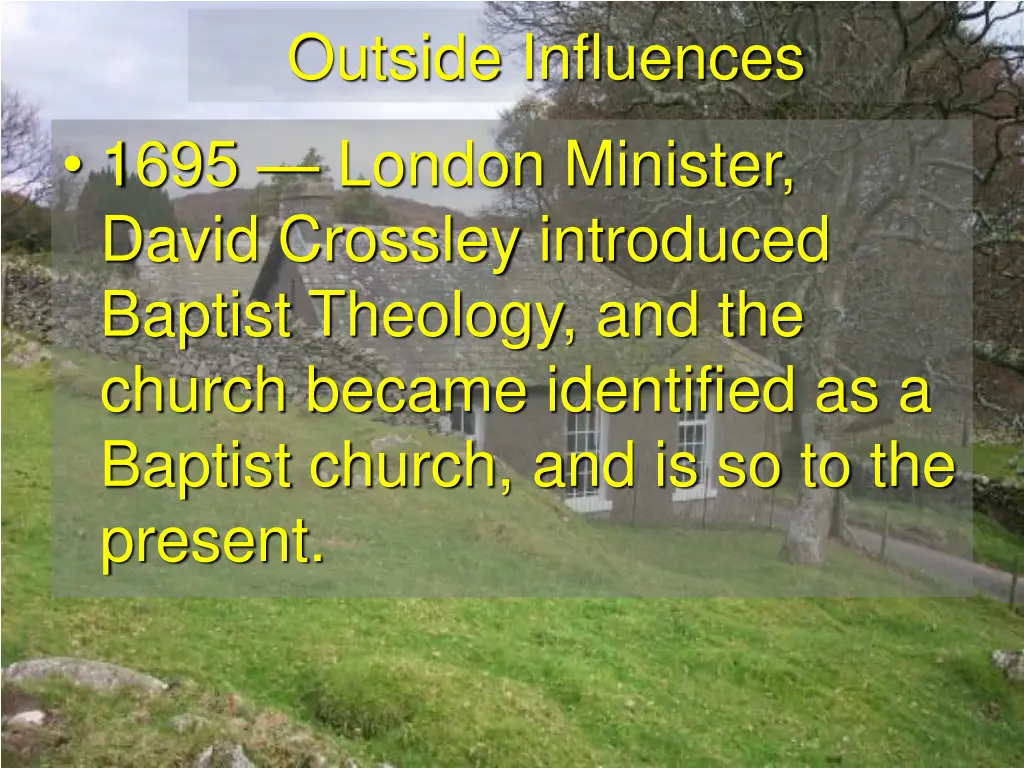 outside influences