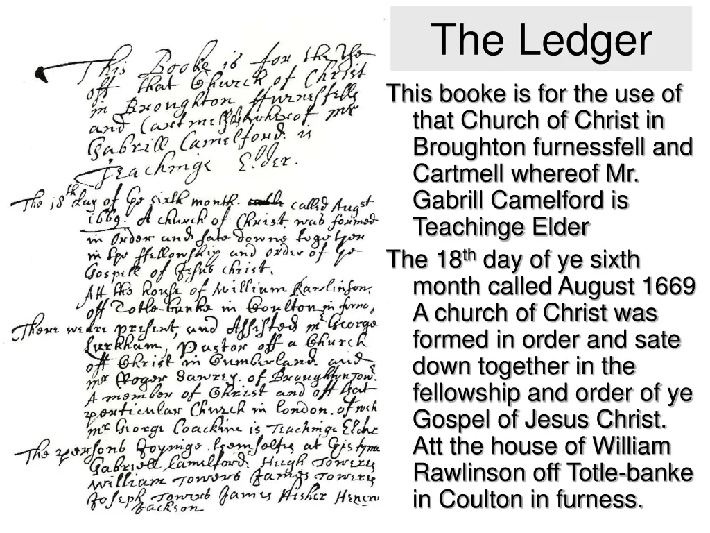 the ledger