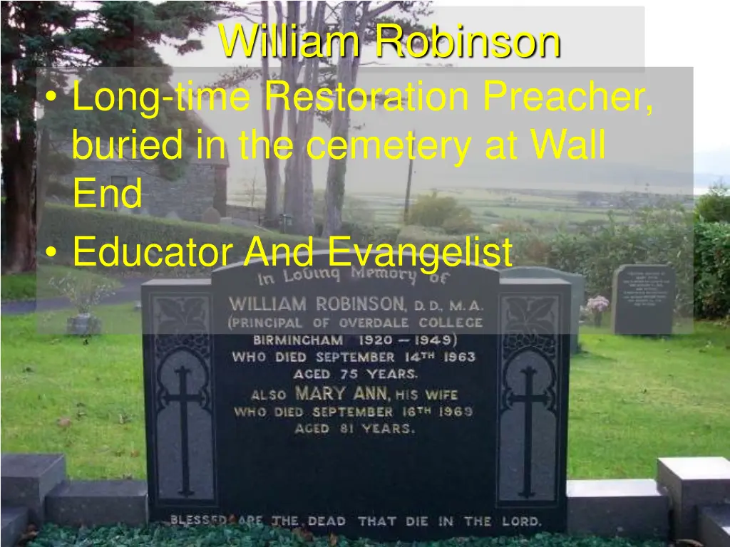 william robinson